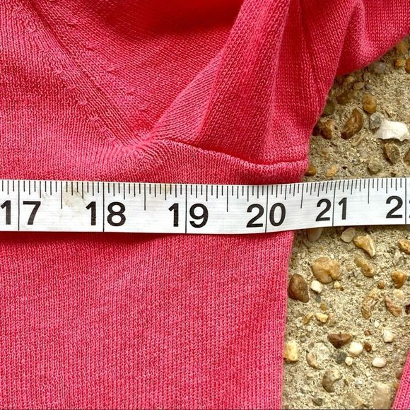 NWOT Banana Republic Factory Open Front Crop Pink Cardigan Sz L - Picture 4 of 9